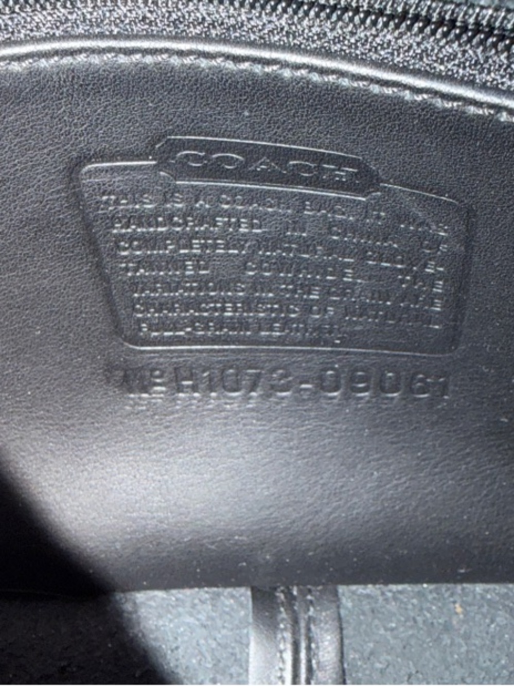 Coach Black Leather Turn-Lock Crossbody Bag - Picture 13 of 14